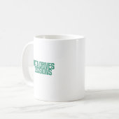 Mug Les données déterminent les décisions | Expert en  (Devant gauche)