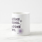 Mug Les données déterminent les décisions. Le sommeil (Centre)