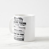 Mug Les dons d'un enseignant d'école à domicile pour l (Devant gauche)