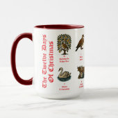 Mug Les douze jours de Noël (Gauche)