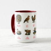 Mug Les douze jours de Noël (Devant gauche)
