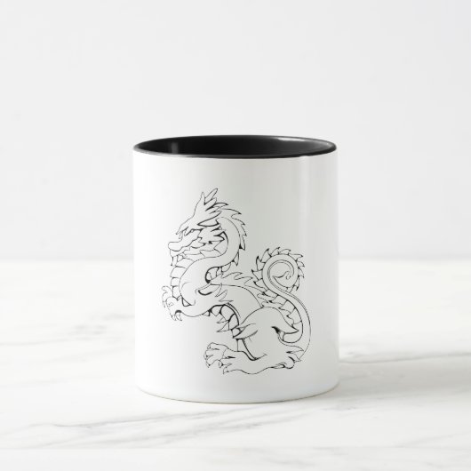Mug Les Dragons Asiatiques Tatsu Sont Des Créatures My (Centre)