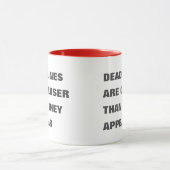 Mug Les échéances sont plus proches qu'elles ne semble (Centre)