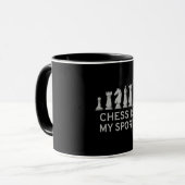Mug Les échecs sont mon sport (Devant gauche)