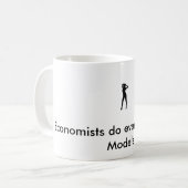 Mug Les économistes font tout avec des modèles (Devant gauche)