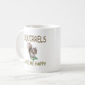 Mug Les écureuils me rendent heureux (Devant gauche)