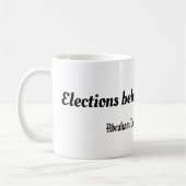 Mug Les élections appartiennent au peuple, Abraham Lin (Gauche)
