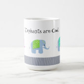 Mug Les éléphants indiens sont cools (Centre)