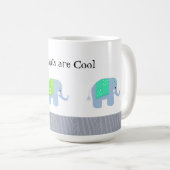 Mug Les éléphants indiens sont cools (Devant droit)