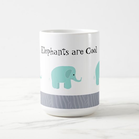 Mug Les éléphants sont cool (Centre)