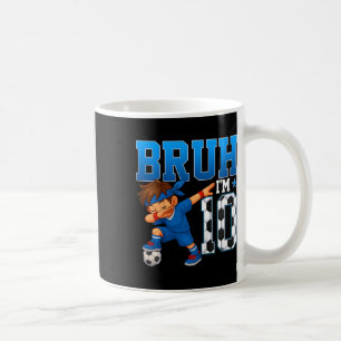 Mug Les enfants bruh j'ai 10 ans Foot 10e anniversaire