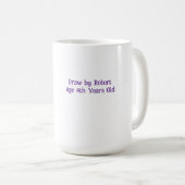 Mug Les enfants Extraordinaires font cette oeuvre (Devant droit)