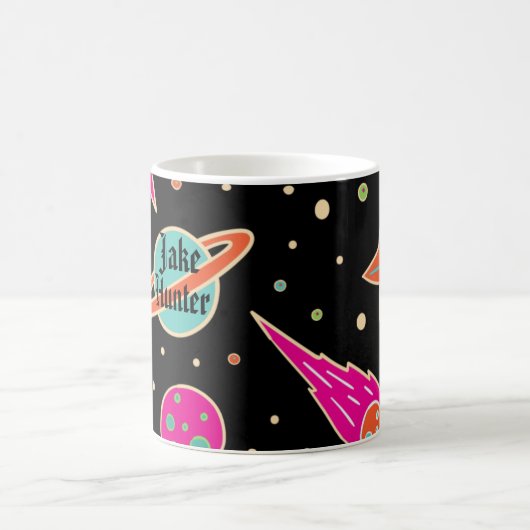 Mug Les Enfants Retournent À L'École Espace Rocket Nom (Centre)