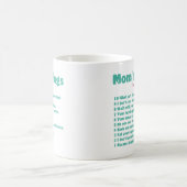 Mug Les énonciations préférées de la maman sur des (Centre)