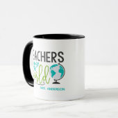 Mug Les Enseignants Changent Le Nom Personnalisé De L' (Devant gauche)