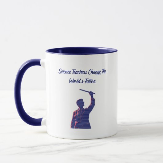 Mug Les enseignants de sciences changent l'éducateur d (Gauche)