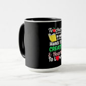 Mug Les Enseignants Encouragent Les Esprits À Penser (Devant gauche)