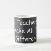 Mug Les enseignants font la différence Chalkboard idée (Centre)