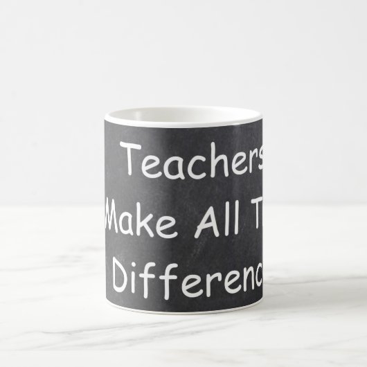 Mug Les enseignants font la différence Chalkboard idée (Centre)