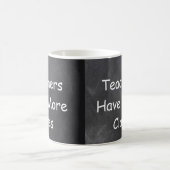 Mug Les enseignants ont plus de cadeau de tableau noir (Centre)