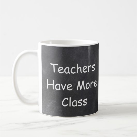 Mug Les enseignants ont plus de cadeau de tableau noir (Gauche)