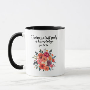 Mug Les enseignants plantent des graines de connaissan