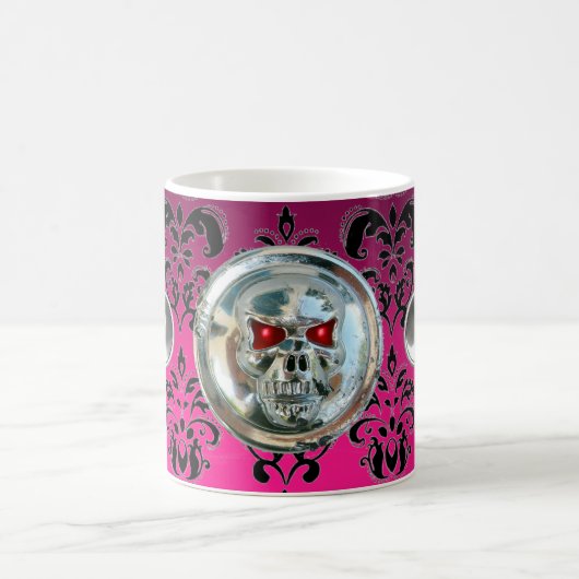 MUG LES ÉQUILIBRÉS ROSE FUCHSIA NOIR DOMMASK (Centre)