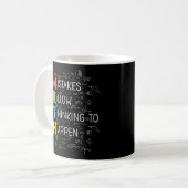 Mug Les Erreurs MATH Permettent De Penser À Ce Qui Se (Devant gauche)