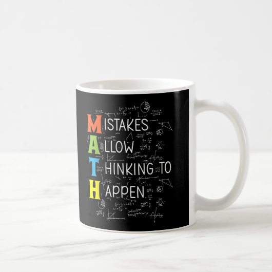 Mug Les Erreurs MATH Permettent De Penser À Ce Qui Se (Droite)