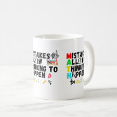 Mug les erreurs permettent de penser (Devant droit)