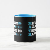 Mug les erreurs permettent de penser à arriver Math Ma (Centre)