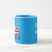 Mug Les États-Unis D'Amérique 4 juillet (Centre)