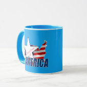 Mug Les États-Unis D'Amérique 4 juillet (Devant gauche)