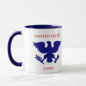 Mug Les Etats-Unis rayent (Gauche)