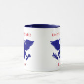 Mug Les Etats-Unis rayent (Centre)