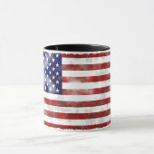 Mug Les Etats-Unis se sont fanés drapeau gentil de (Centre)
