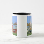 Mug Les Etats-Unis, Vermont, Peacham. Une grange et un (Centre)