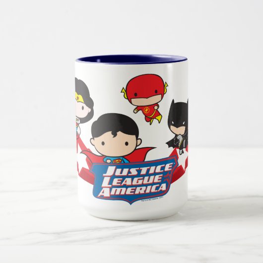 Mug Les étoiles de la Chibi Justice League of America (Centre)