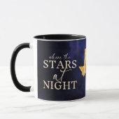 Mug Les étoiles de la nuit sont grandes et brillantes (Gauche)