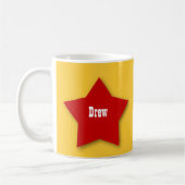 Mug Les étoiles de ROUGE du PATRON les plus (Gauche)