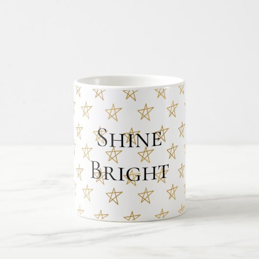 Mug Les étoiles d'or brillent (Centre)