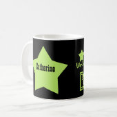 Mug Les étoiles les plus impressionnantes de VERT de (Devant gauche)