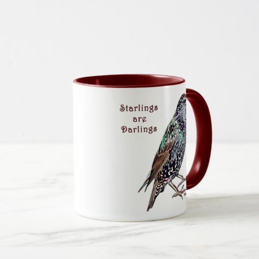 Mug Les étourneaux sont des chouchous (Devant droit)