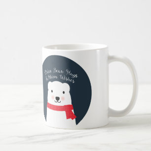 Mug Les étreintes d'ours blanc et chauffent des