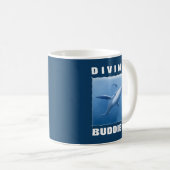 Mug Les Étudiants De Plongée - Plongeur Et Baleine (Devant droit)