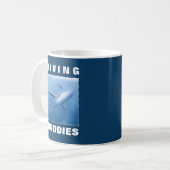 Mug Les Étudiants De Plongée - Plongeur Et Baleine (Devant gauche)