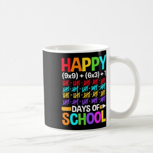 Mug Les Étudiants Jouissent De 100 Jours D'École (Droite)