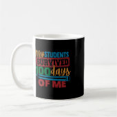 Mug Les étudiants ont survécu 100 Jours de moi Enseign (Gauche)