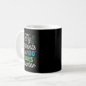 Mug Les Étudiants Sont 100 Jours Enseignant Étudiant P (Devant gauche)