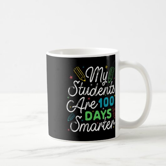 Mug Les Étudiants Sont 100 Jours Enseignant Étudiant P (Droite)